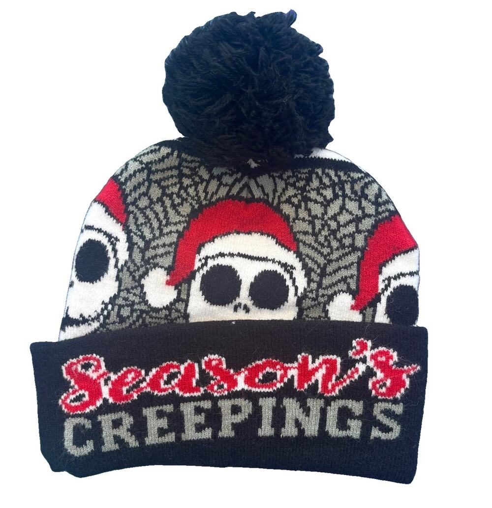 Nightmare Before Christmas Seasons Creeping Beanie Hat Jack Skellington
